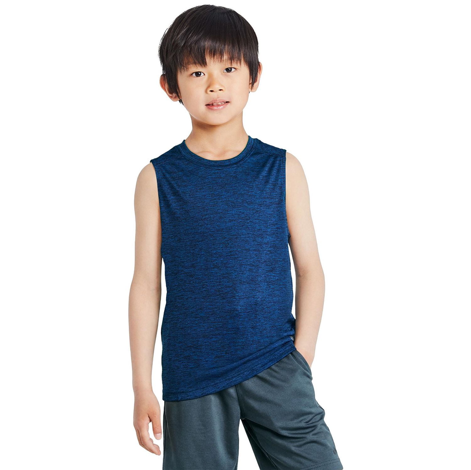 Athletic Works Boys' Space Dye Muscle Tank