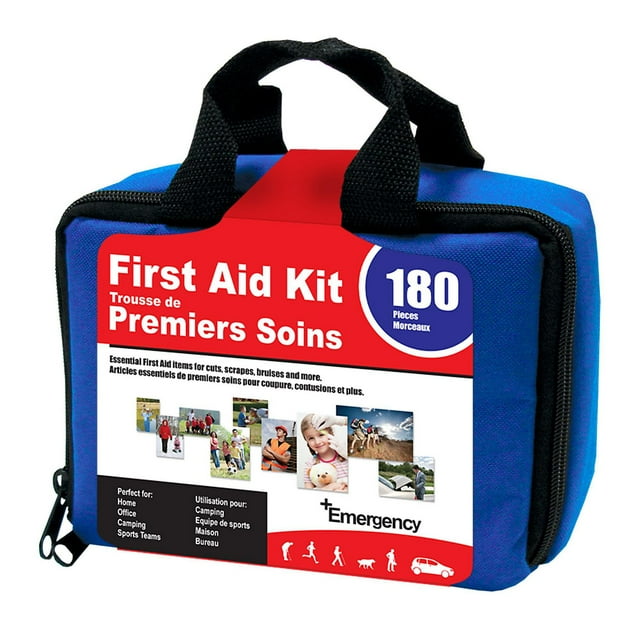 Emergency First Aid 180 Piece Essential First Aid Kit
