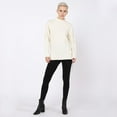 thumbnail image 2 of Devoted Laced up side cable knot tunic sweater, 2 of 3