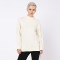 thumbnail image 1 of Devoted Laced up side cable knot tunic sweater, 1 of 3