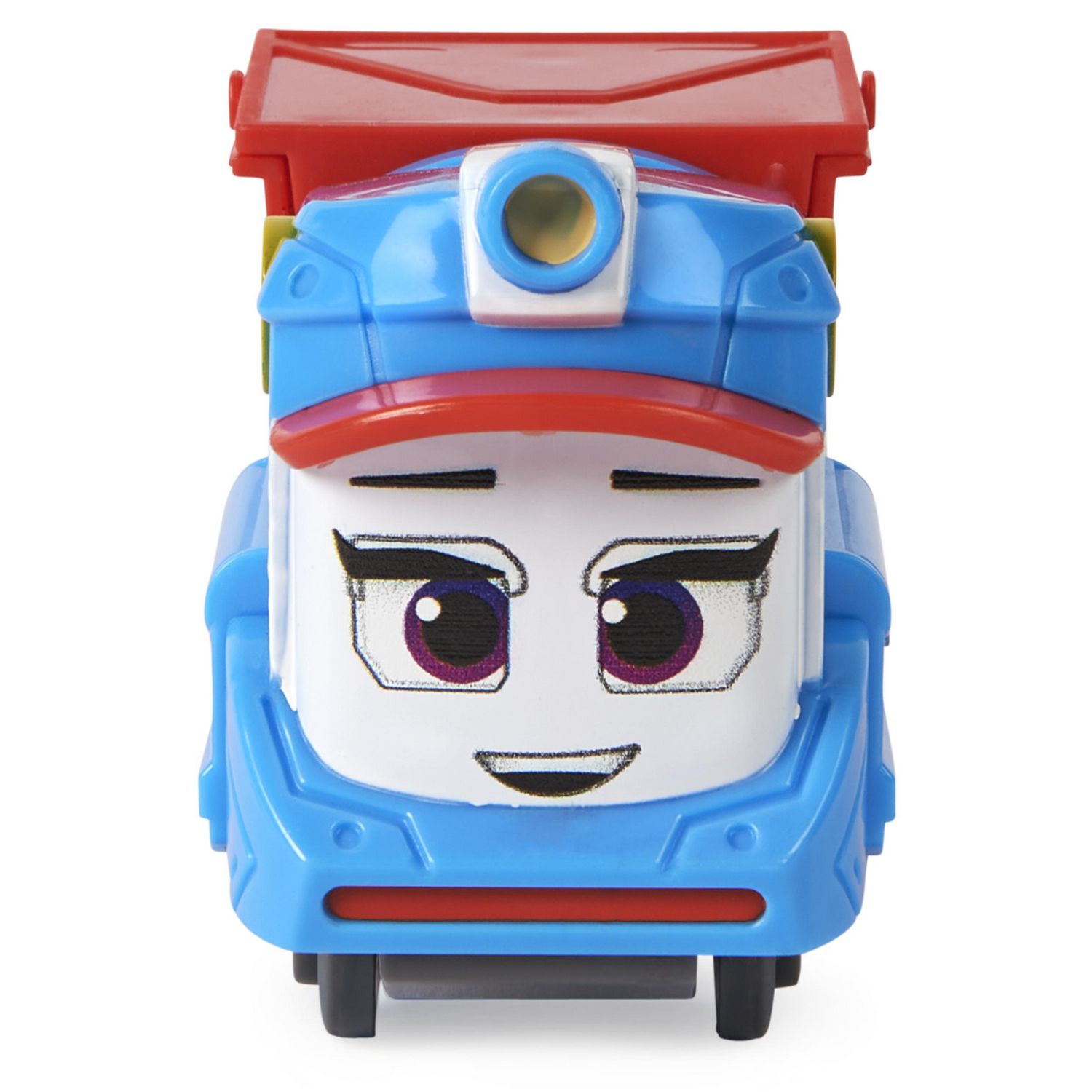 Mighty Express, Petit train Push and Go Milo le mécano avec wagon de  cargaison, jouets pour enfants à partir de 3 ans