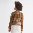 thumbnail image 3 of Devoted Cropped plaid moto jacket, 3 of 3
