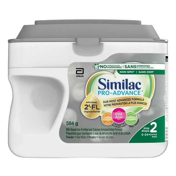Similac Pro-Advance Step 2, Baby Formula, Our Closest Formula to Breast Milk with 2’-FL, Easy To Digest, 6-24 Months, Powder, 584 g, Powder, 584 g