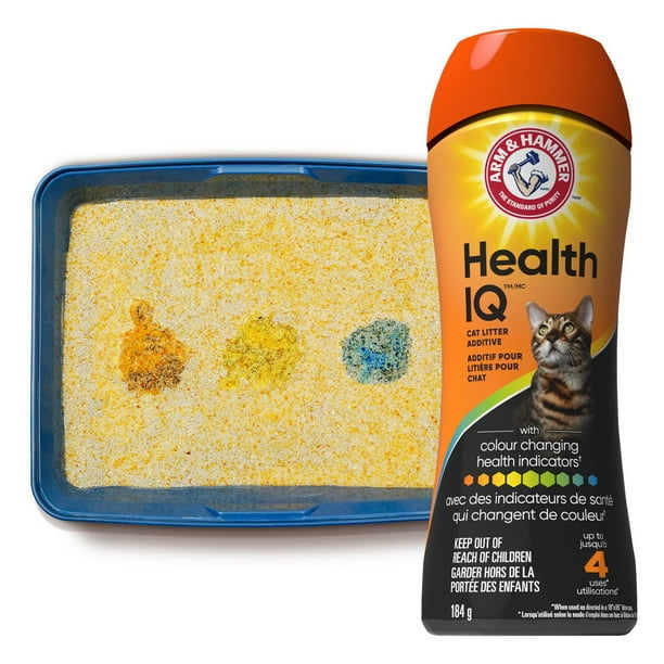 ARM & HAMMER Health IQ Health-Monitoring Cat Litter Additive, with Color Changing Health Indicators, 184G $2