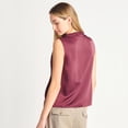 thumbnail image 3 of Devoted Satin Cowl Neck Top, 3 of 3