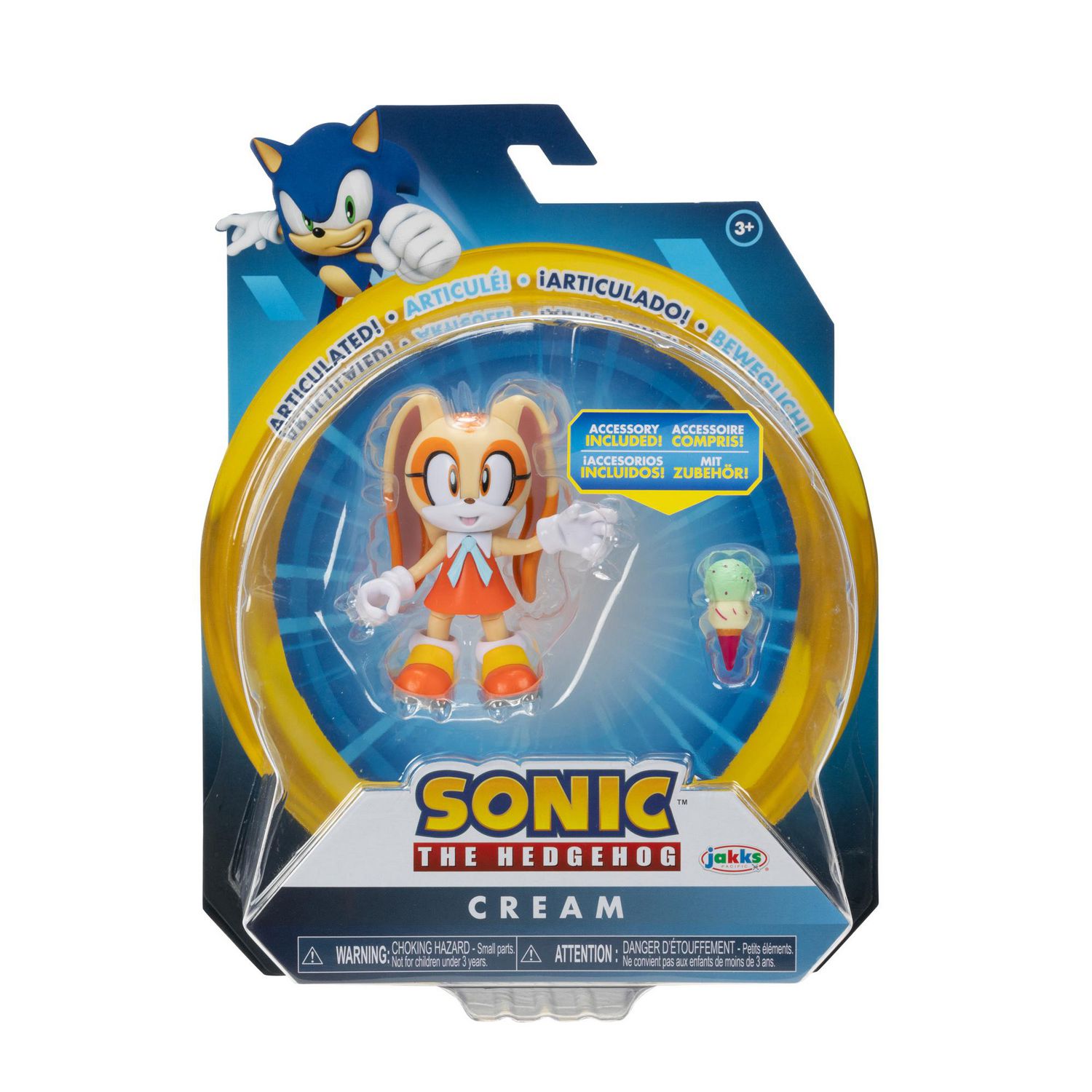 Sonic 4 Inch Figure - Cream with Ice Cream - Walmart.ca