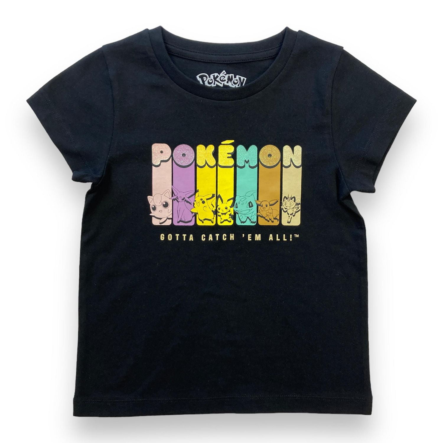 Pokemon Girl's  short sleeve tee shirt