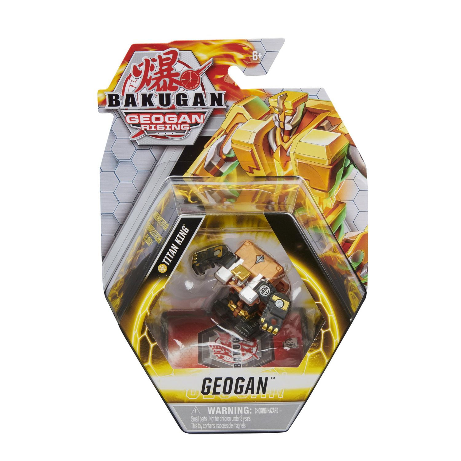 Bakugan Geogan, Titan King, Geogan Rising Collectible Action Figure and ...