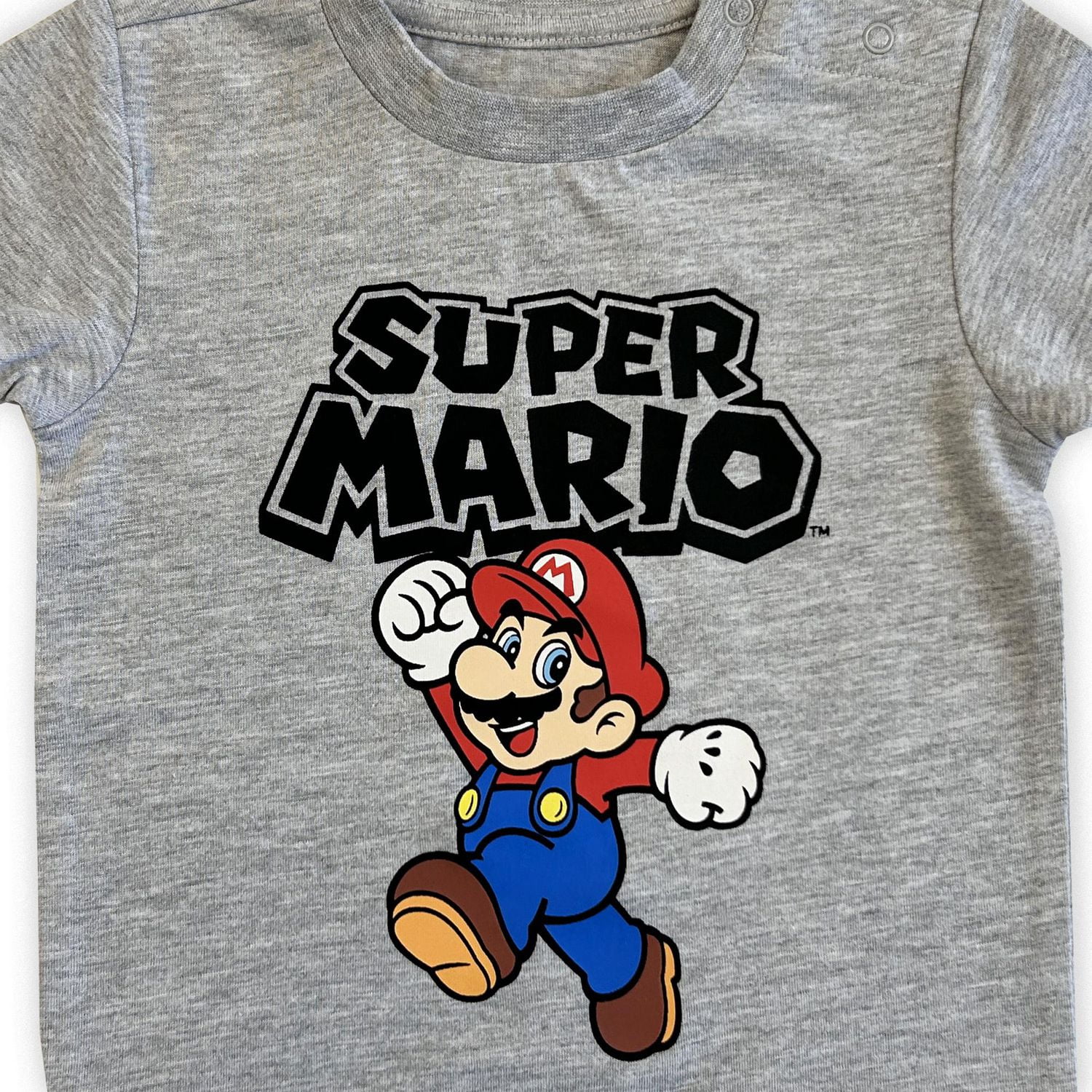 Super Mario Bros T-Shirt à manches courtes pour garçon en bas âge