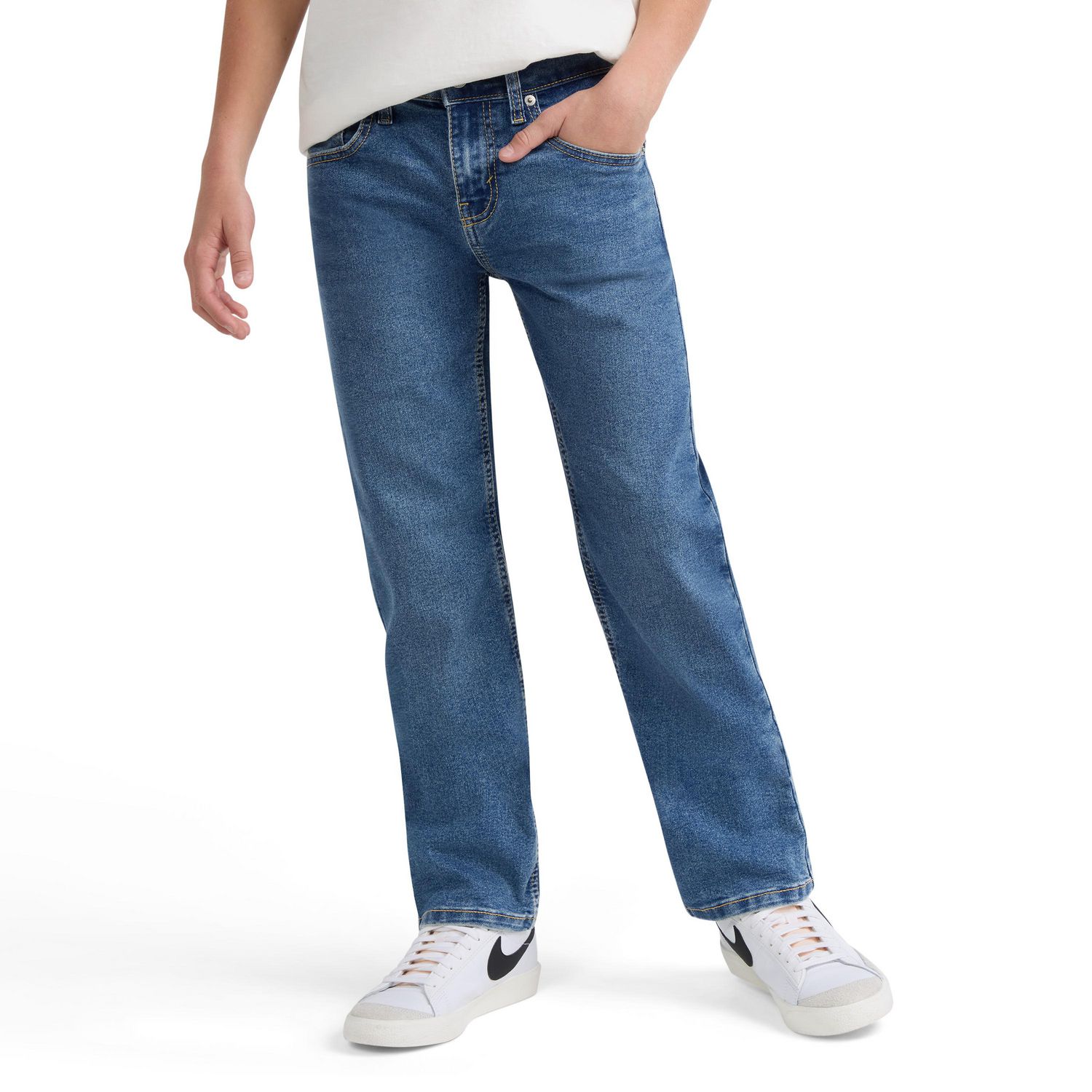 Jean taille mi-haute coupe droite Levi Strauss Signature pour garçon