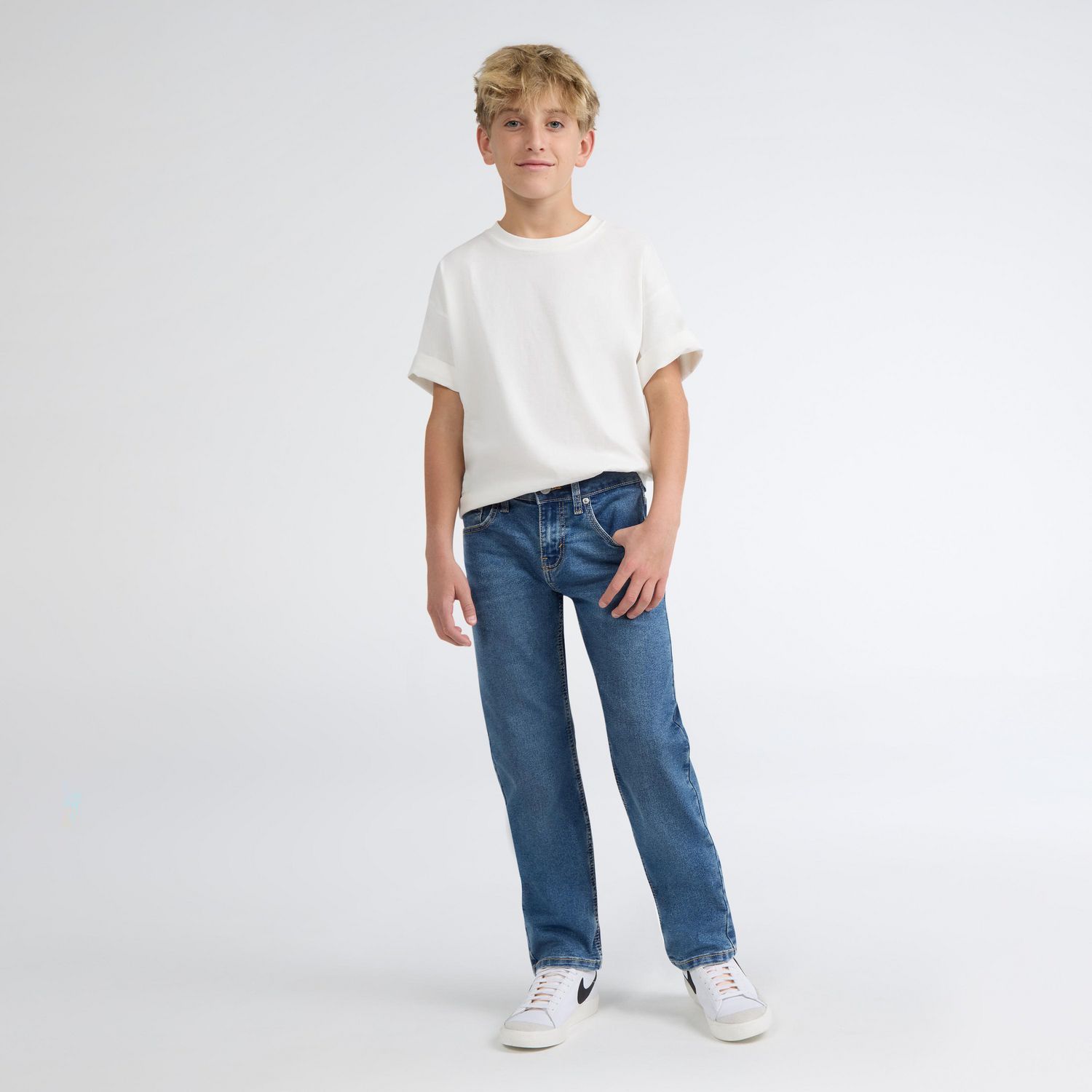 Jean taille mi-haute coupe droite Levi Strauss Signature pour garçon