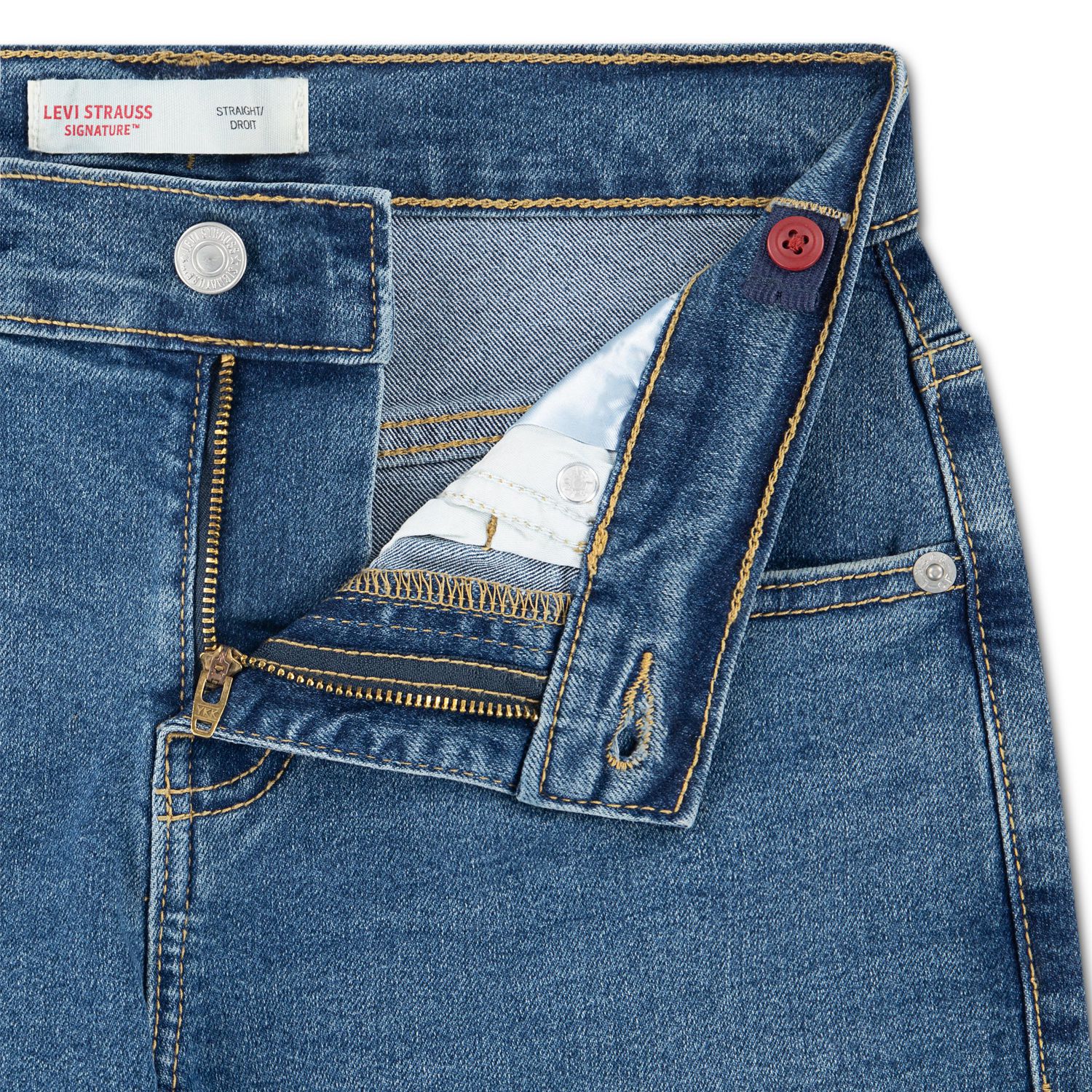 Jean taille mi-haute coupe droite Levi Strauss Signature pour garçon
