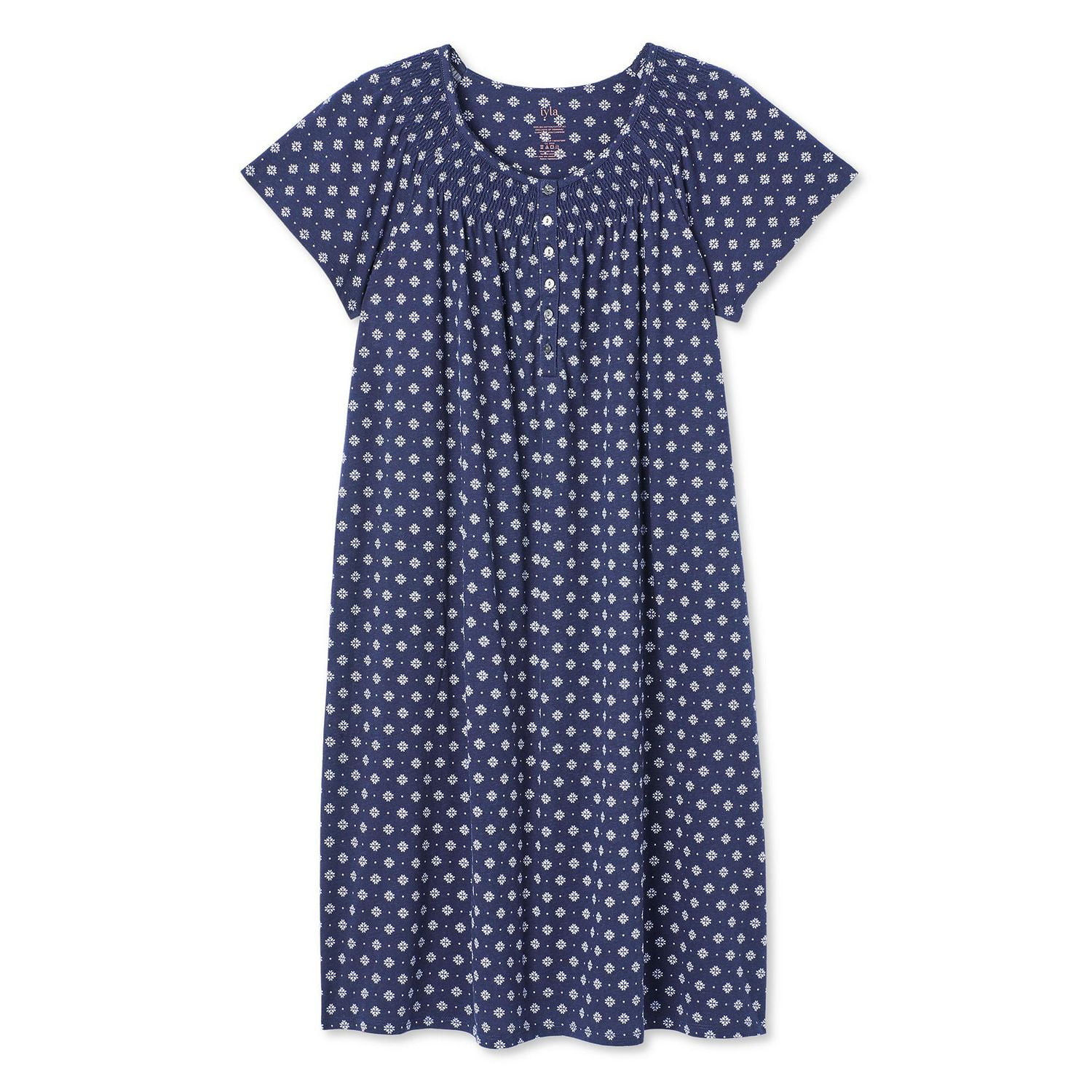 Robe de nuit à encolure dégagée Iyla pour femmes Tailles P–TG