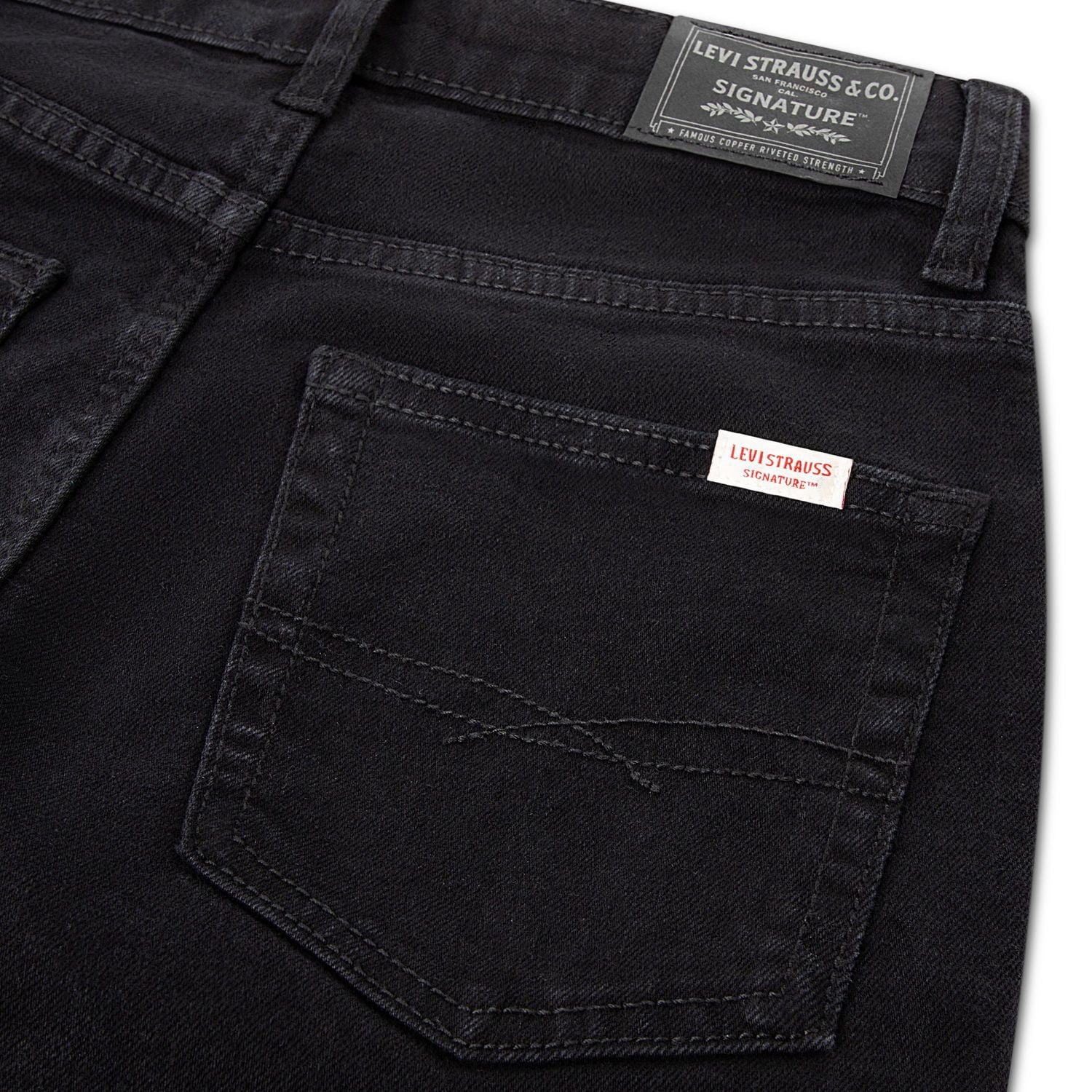 Levi Strauss Signature Boys' Mid-Rise Slim Fit Jeans