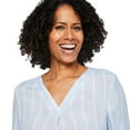 thumbnail image 4 of Iyla Women's Printed Roll Cuff Shirt, 4 of 6