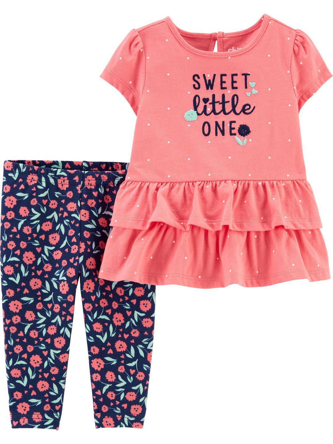 Child of Mine made by Carter's Newborn Girls 2pc Set - Words | Walmart ...