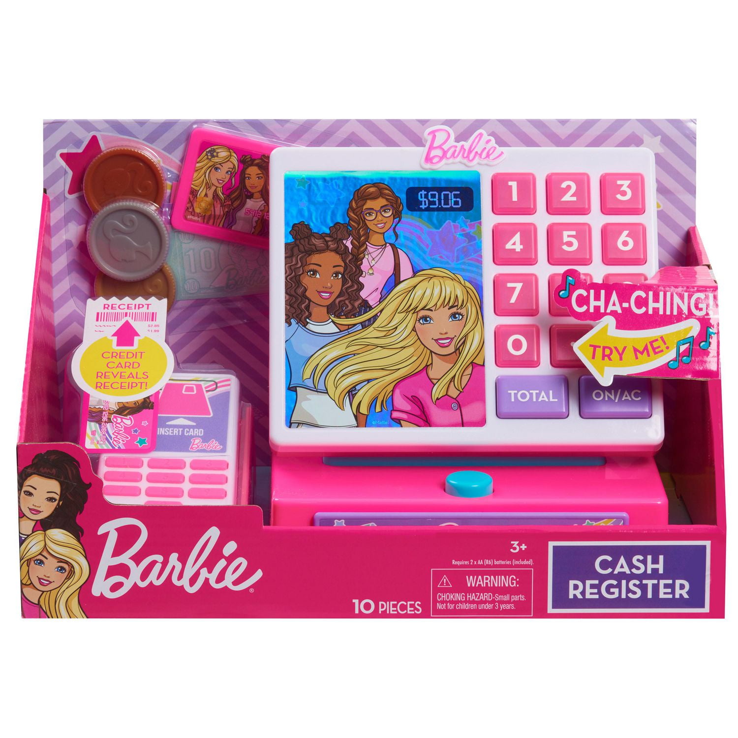 Barbie shop with discount me cash register