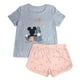 Ensemble de pyjama Disney Mickey et Pluto pour femmes – image 3 sur 3