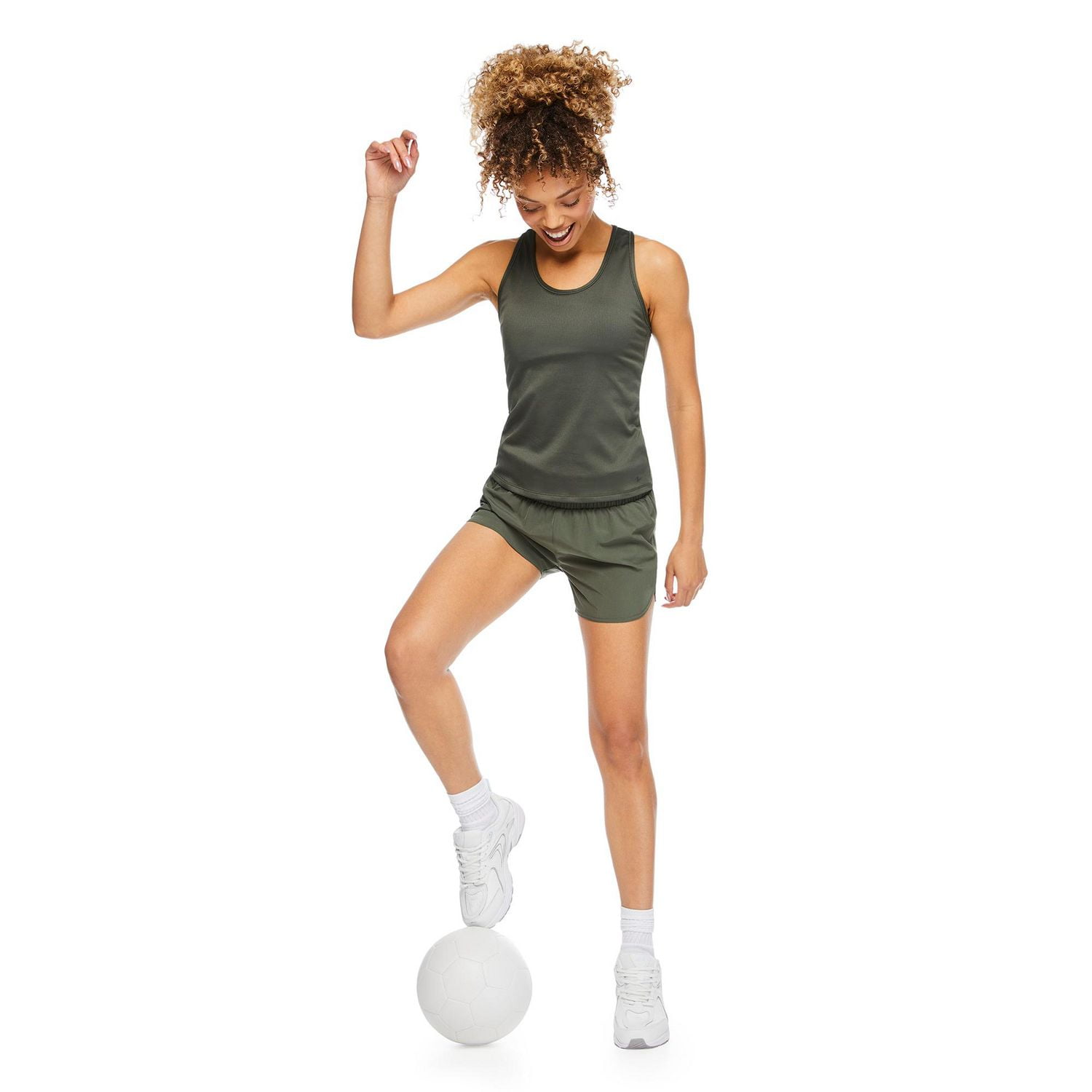 Athletic Works Women's Rib Racerback Tank