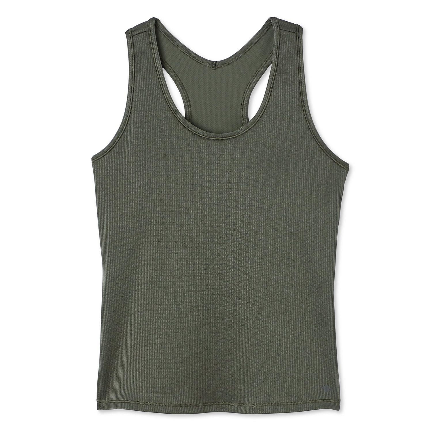 Athletic Works Women's Rib Racerback Tank