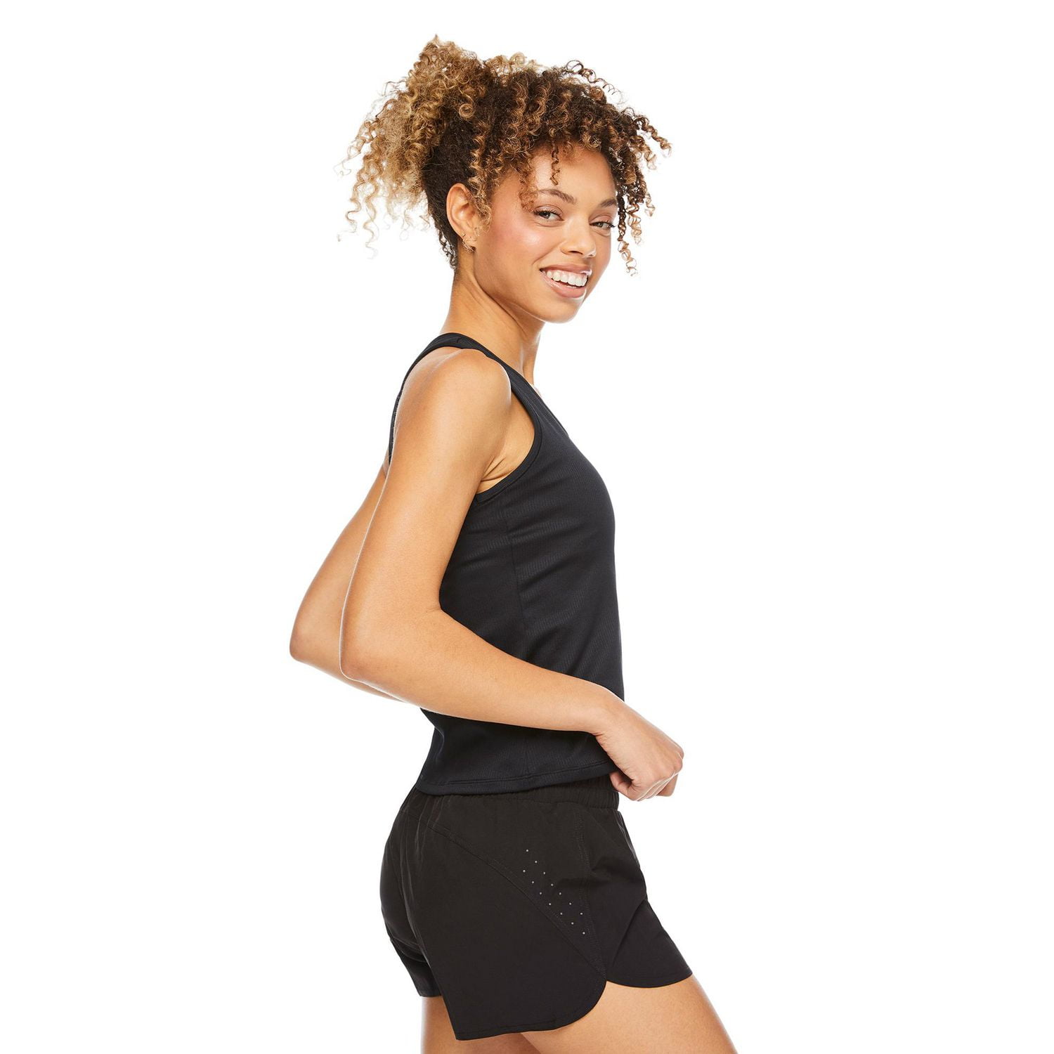 Débardeur côtelé à dos nageur Athletic Works pour femmes