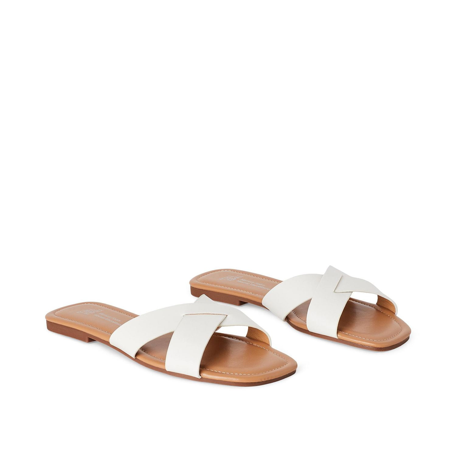 Time and Tru Women's Slip On Sandals