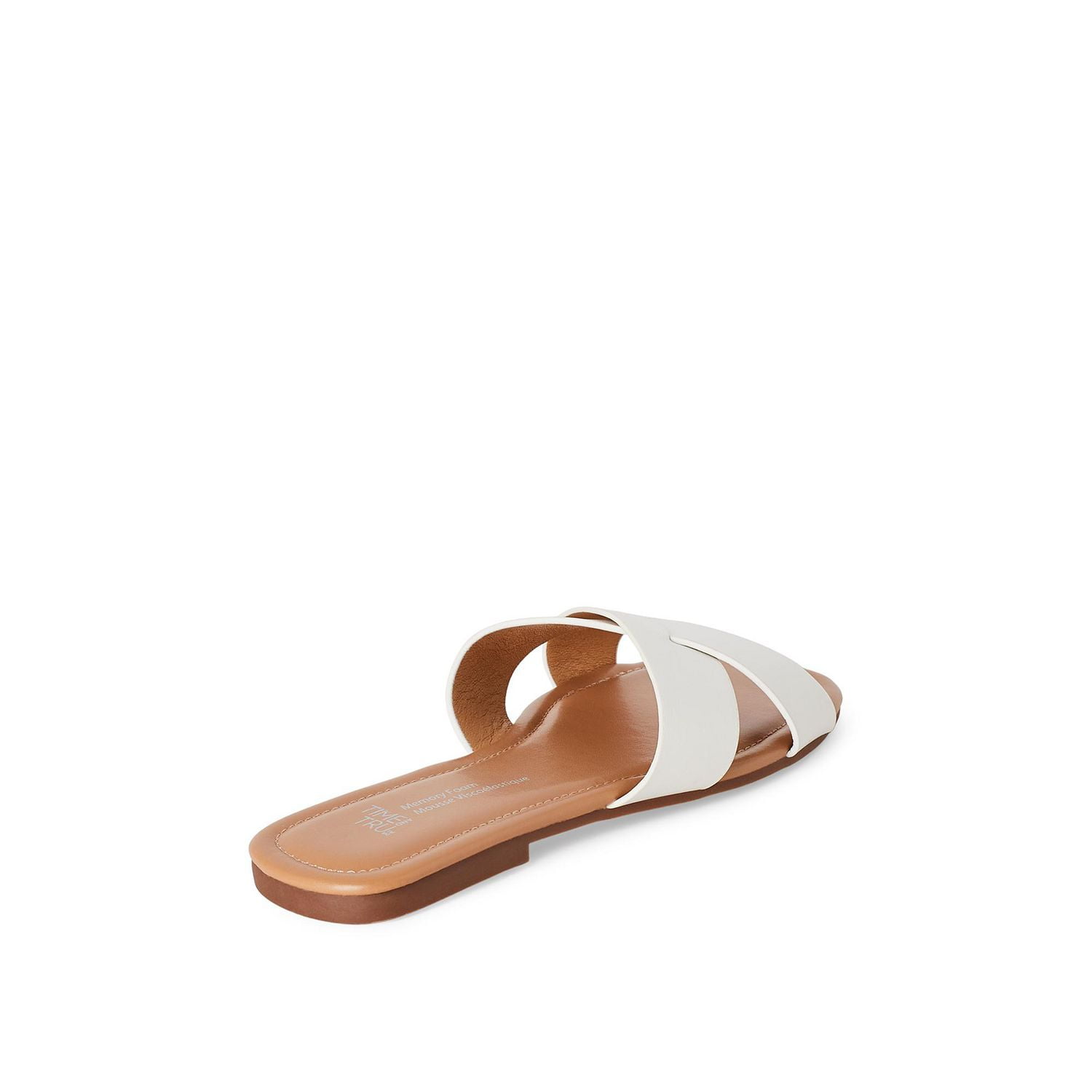 Time and Tru Women's Slip On Sandals