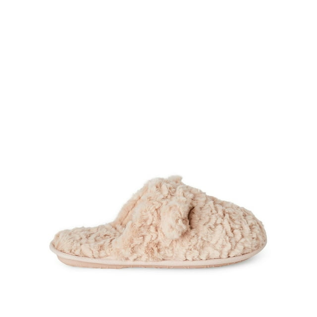 Time and Tru Women's Bear Slippers