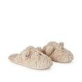 thumbnail image 2 of Time and Tru Women's Bear Slippers, 2 of 4