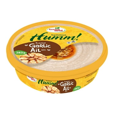 Humm! Roasted Garlic Topped Hummus