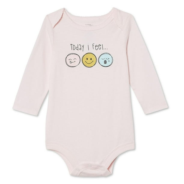 George Infants' Unisex Long Sleeve Bodysuits 4-Pack, Sizes 0-24