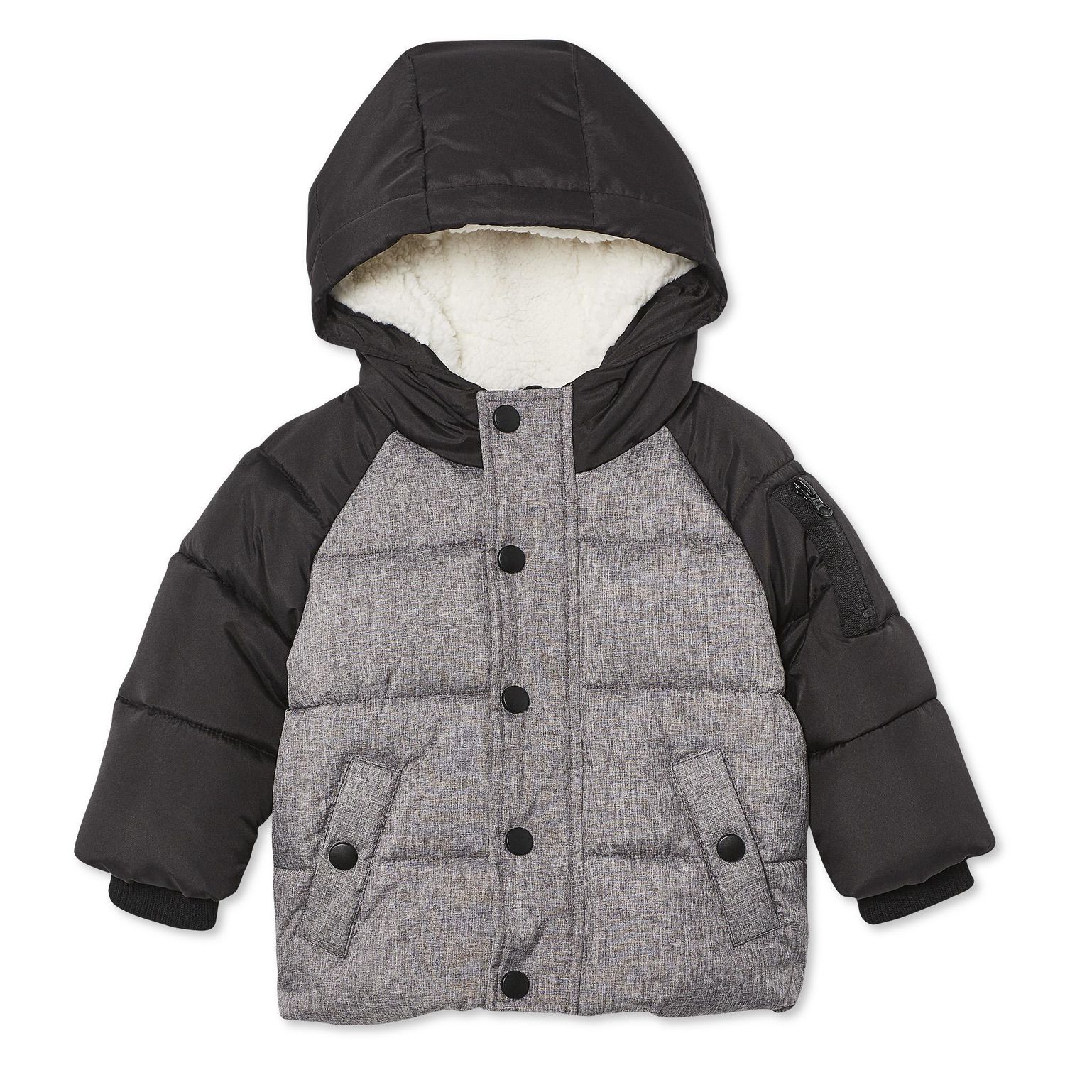 George Baby Boys' Raglan Sleeve Puffer Jacket | Walmart Canada