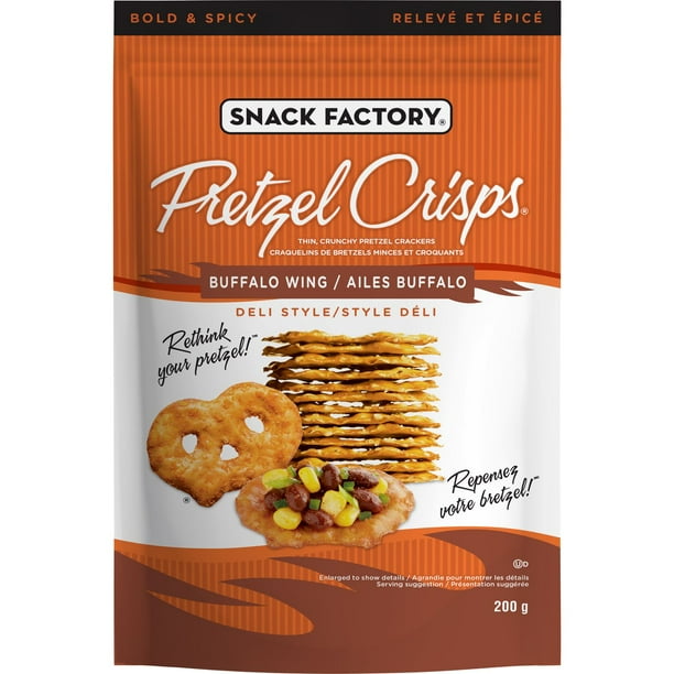 Snack Factory Pretzel Crisps Buffalo, 200g Walmart.ca