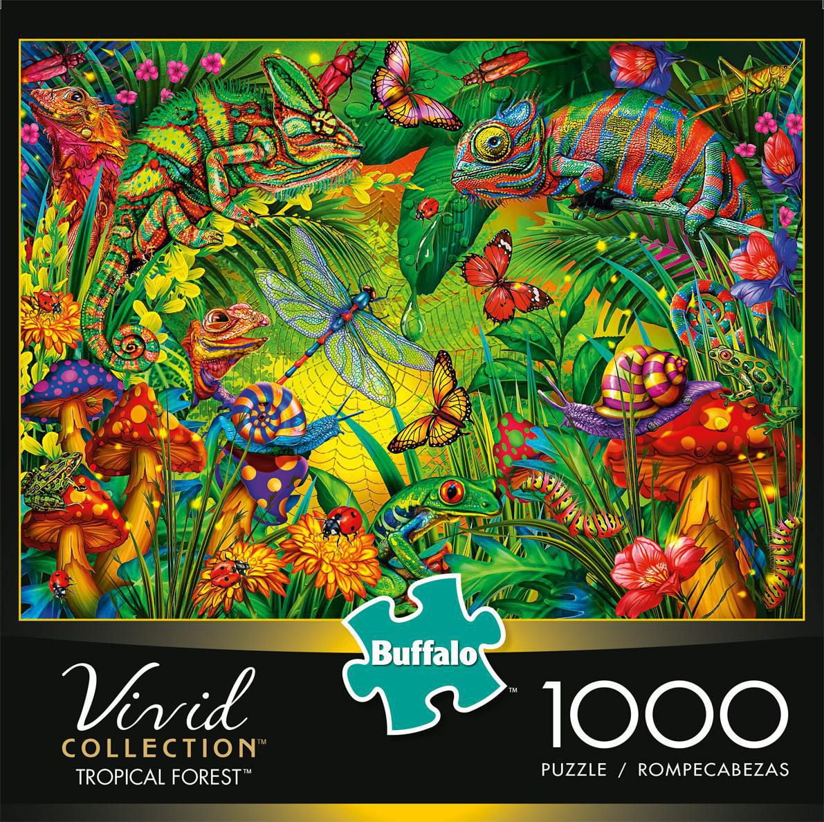 Buffalo Games Vivid Tropical Forest 1000 Piece Jigsaw Puzzle Walmart