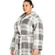 Robe de chambre en sherpa à motif imprimé George Plus pour femmes – image 2 sur 6