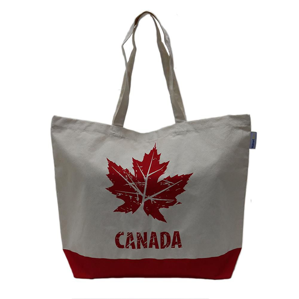 Walmart Canada Canvas Bag, Reusable Canvas Tote 