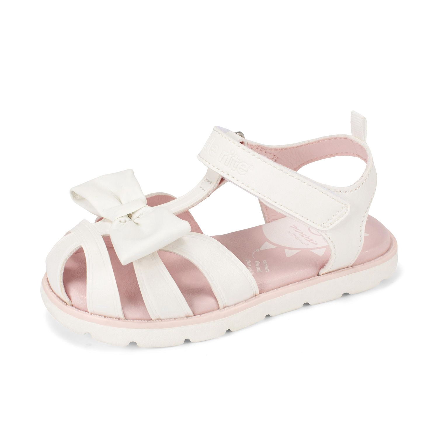 Chardon - Stride Rite Munchkin - White - Velcro Sandal