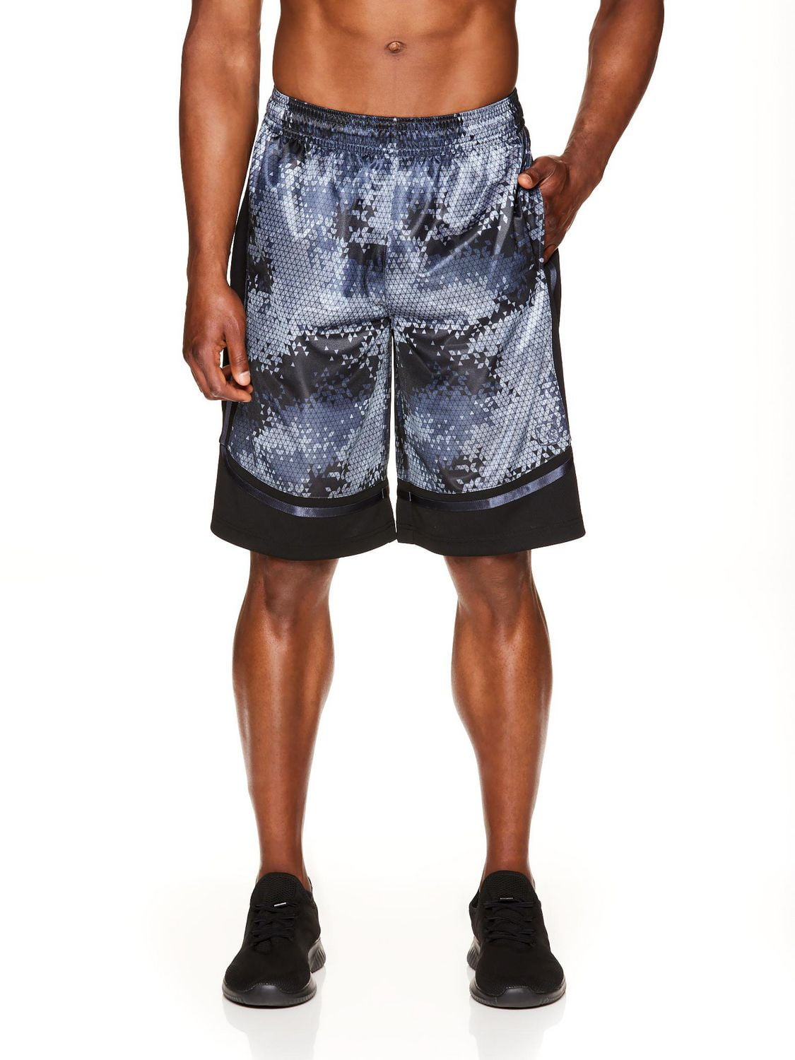 AND1 Men's Core Home Court Printed Basketball Shorts