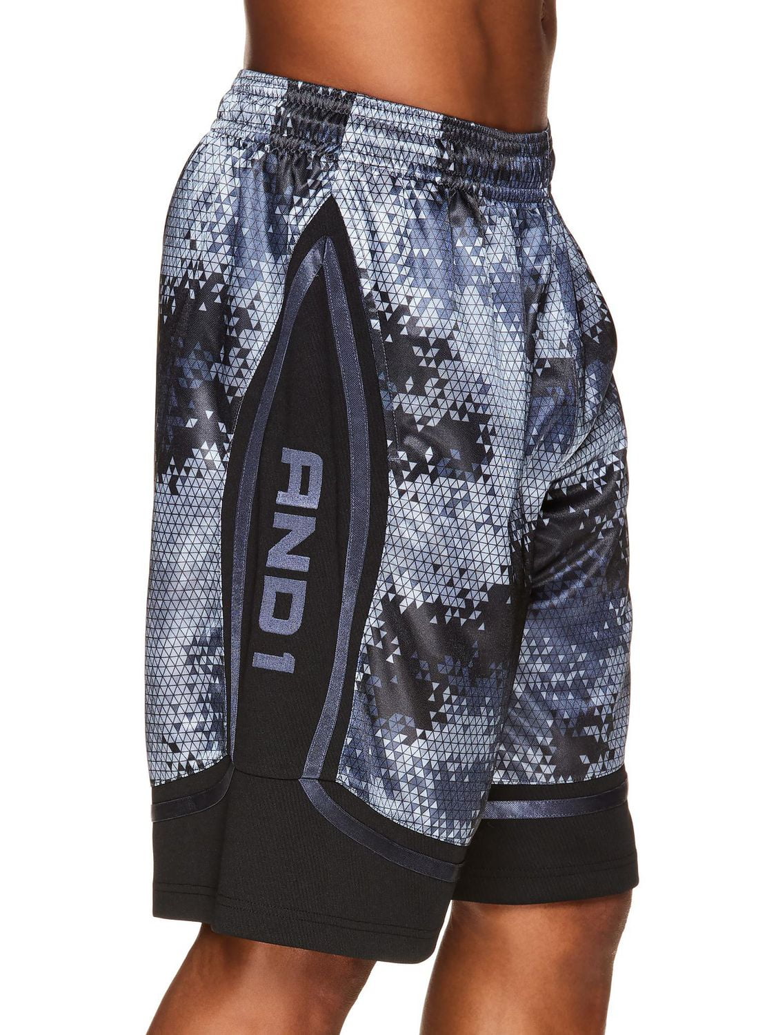 AND1 Men's Core Home Court Printed Basketball Shorts