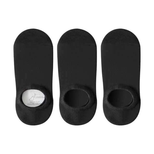 SECRET Comfort Cotton No Show Liner 3P