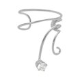 thumbnail image 1 of Quintessential Sterling Silver Cubic Zirconia Ear Wrap, 1 of 2