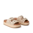 thumbnail image 2 of Madden NYC Women's Crochet Platform Sandals, 2 of 4
