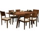 Shermag Ensemble de salle à manger 7 pièces de la collection Pierce : table et 6 chaises à siège rembourré – image 1 sur 1