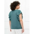 thumbnail image 2 of Ruffle Sleeve Top, 2 of 3