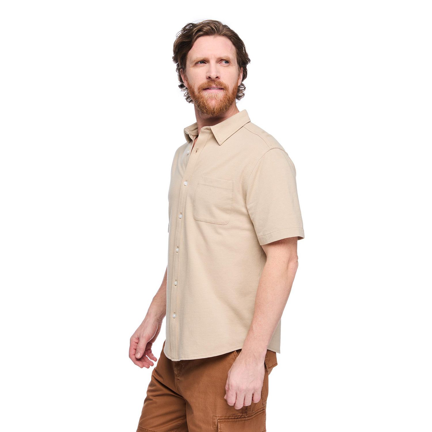 Chemise boutonnée en tricot George pour hommes