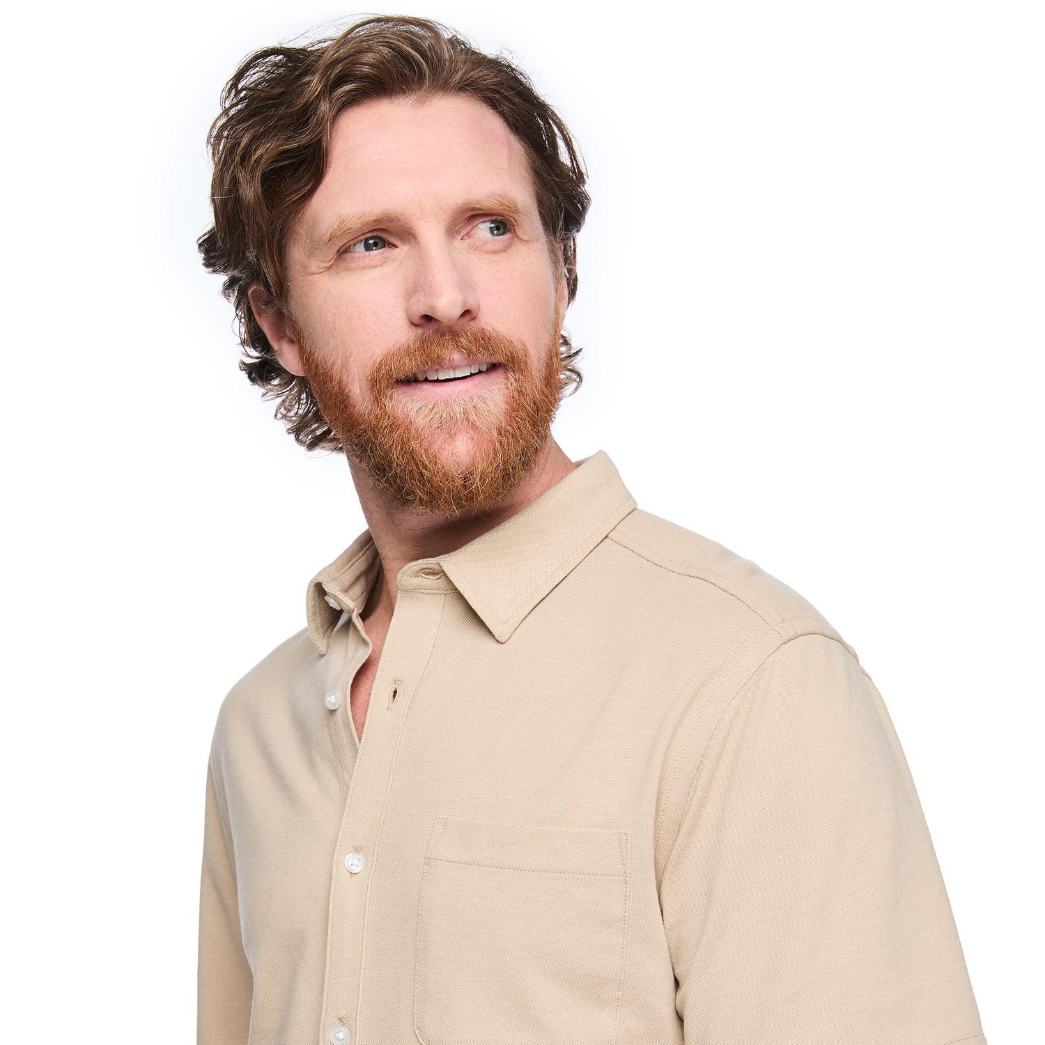 Chemise boutonnée en tricot George pour hommes