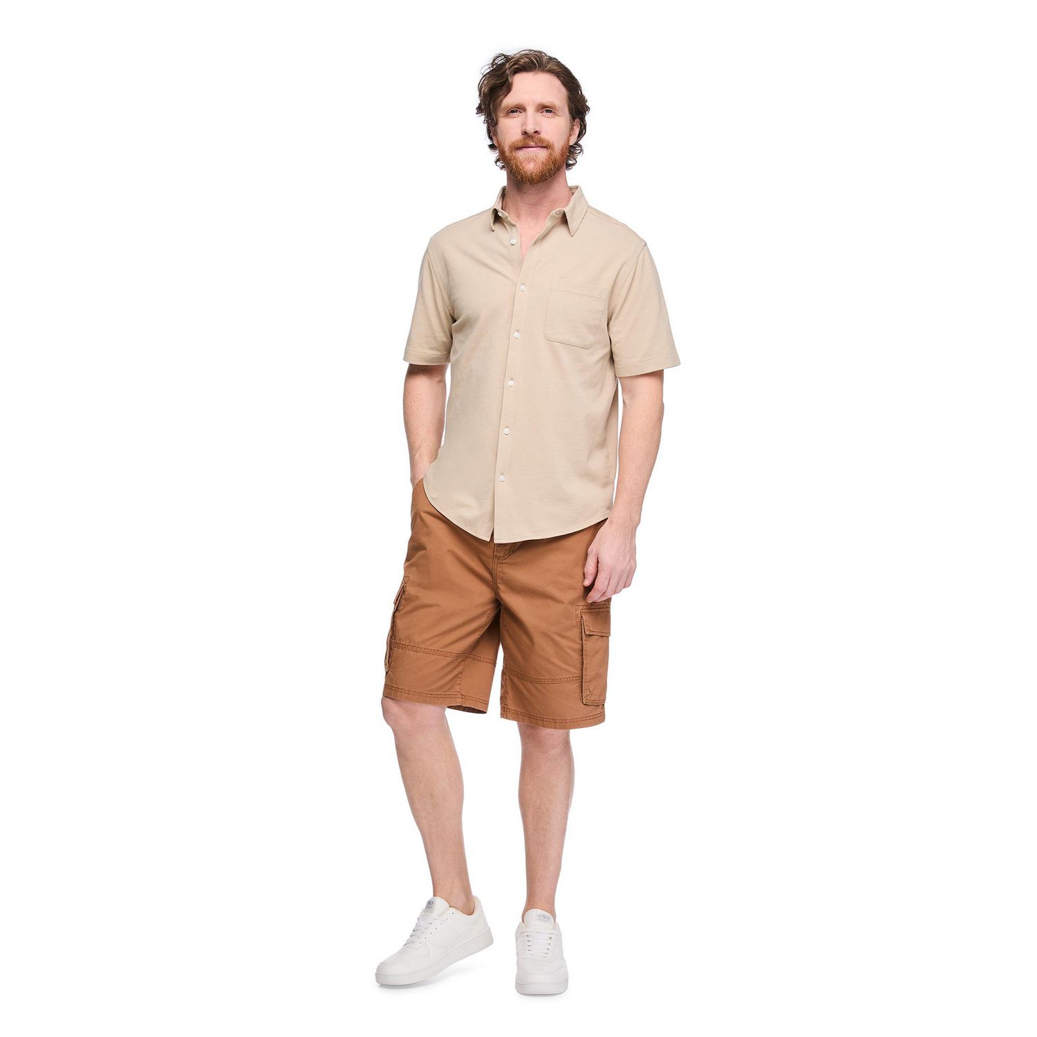 Chemise boutonnée en tricot George pour hommes