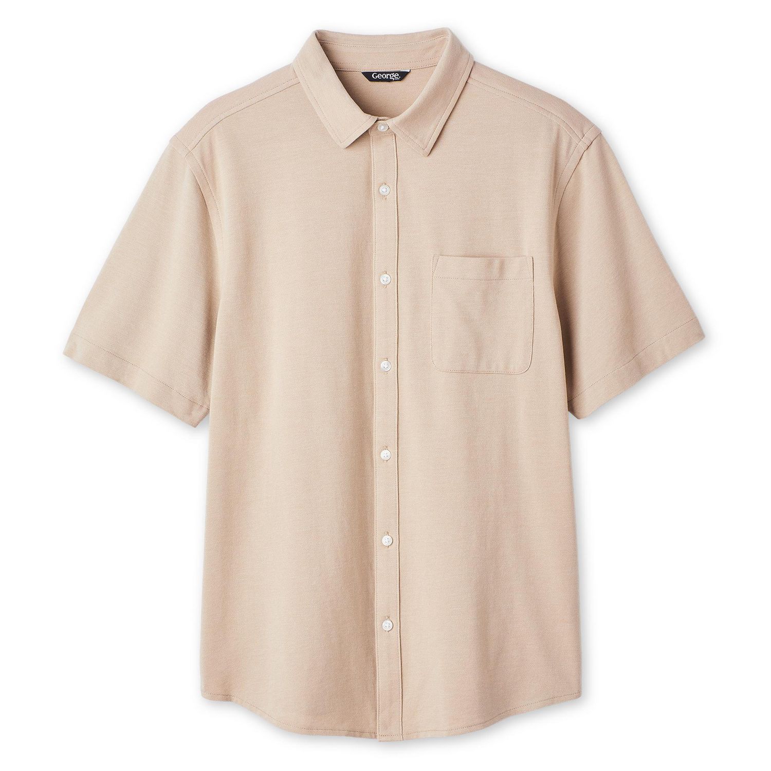 Chemise boutonnée en tricot George pour hommes