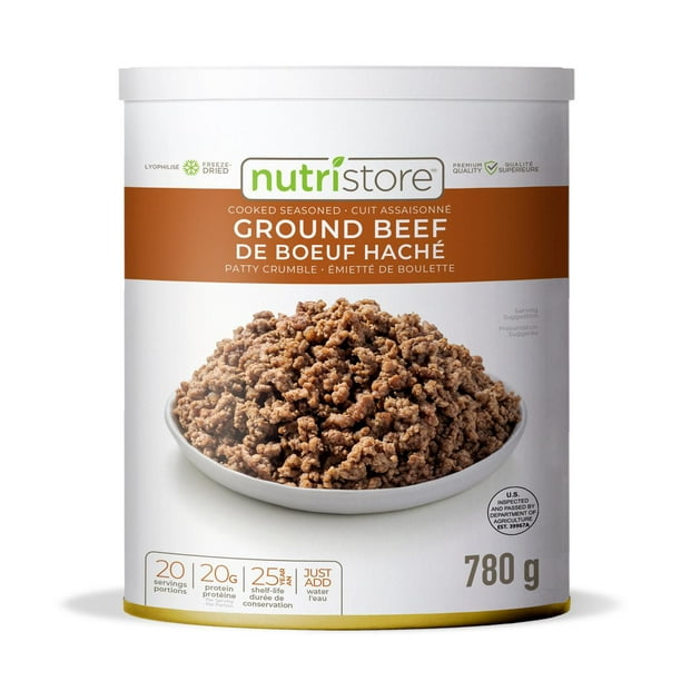 Freeze Dried Ground Beef Nutristore 10 Can Walmart.ca