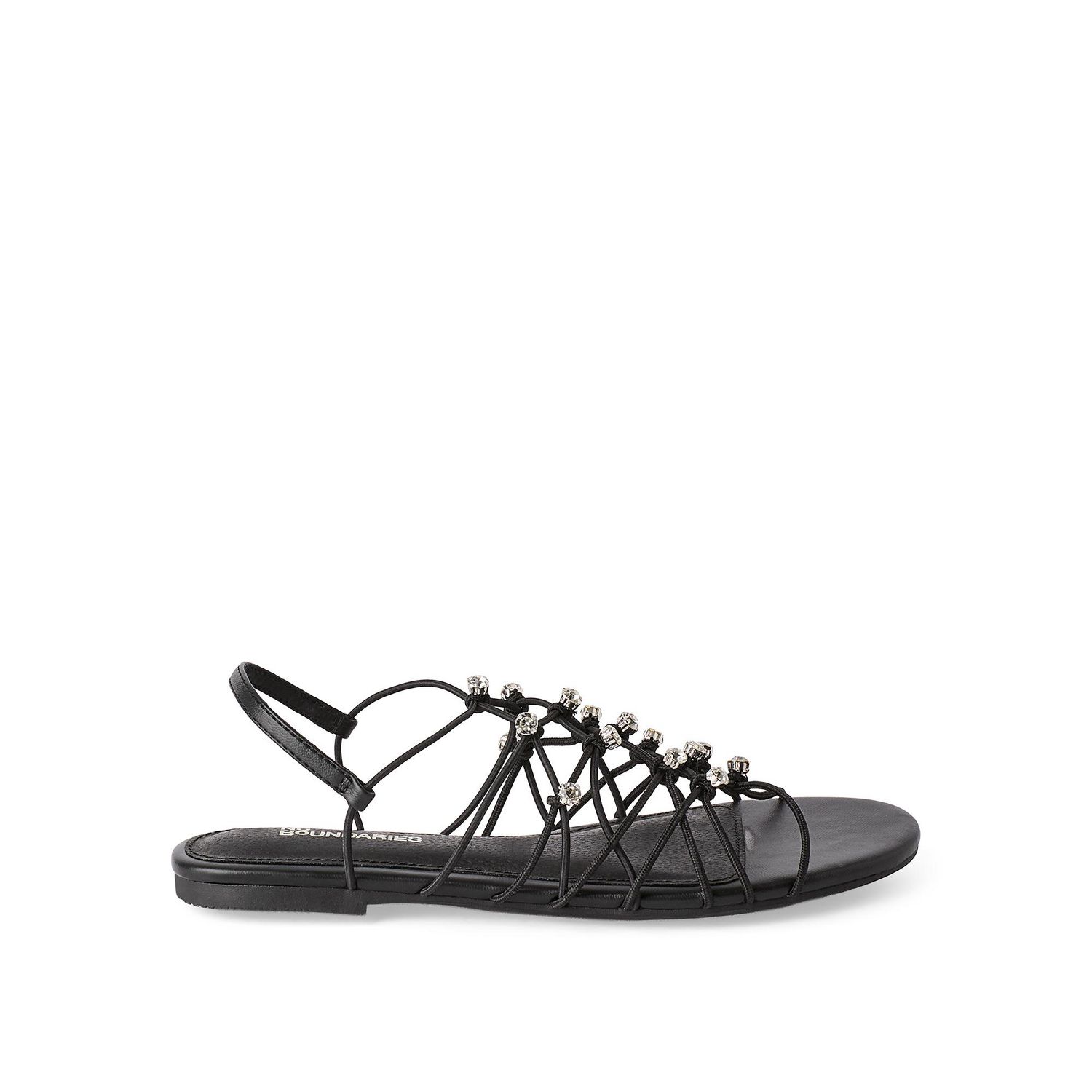 No Boundaries Women's Strappy Sandals